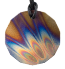 14 Sided Flame Tesla's Plate Personal Pendant Design