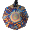 8 Sided Starburst Tesla's Plate Personal Pendant Design