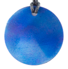 Round Blue Tesla's Plate Personal Pendant Design